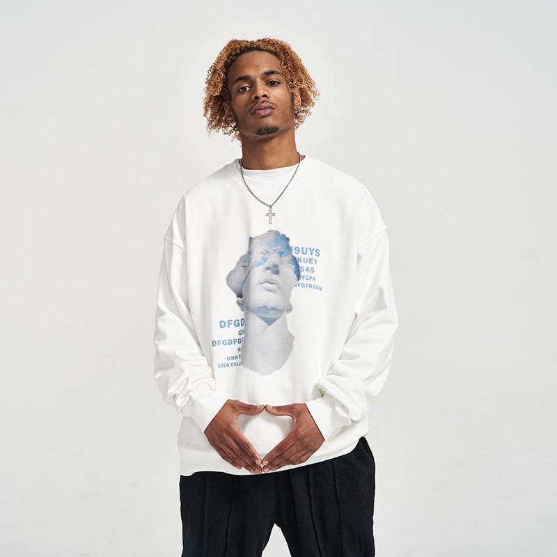 Fashion Personality New Men's Round Neck Sweater