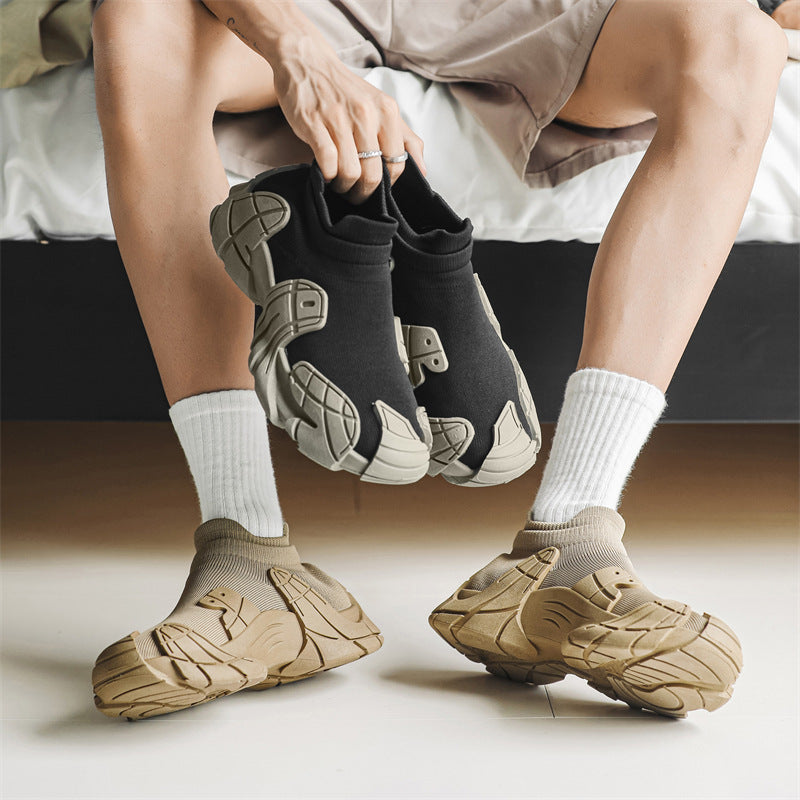 Sock Shoes Flying Woven Breathable Mesh Surface