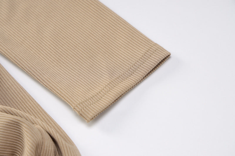 Square Neck Smocked Long Sleeve Dress