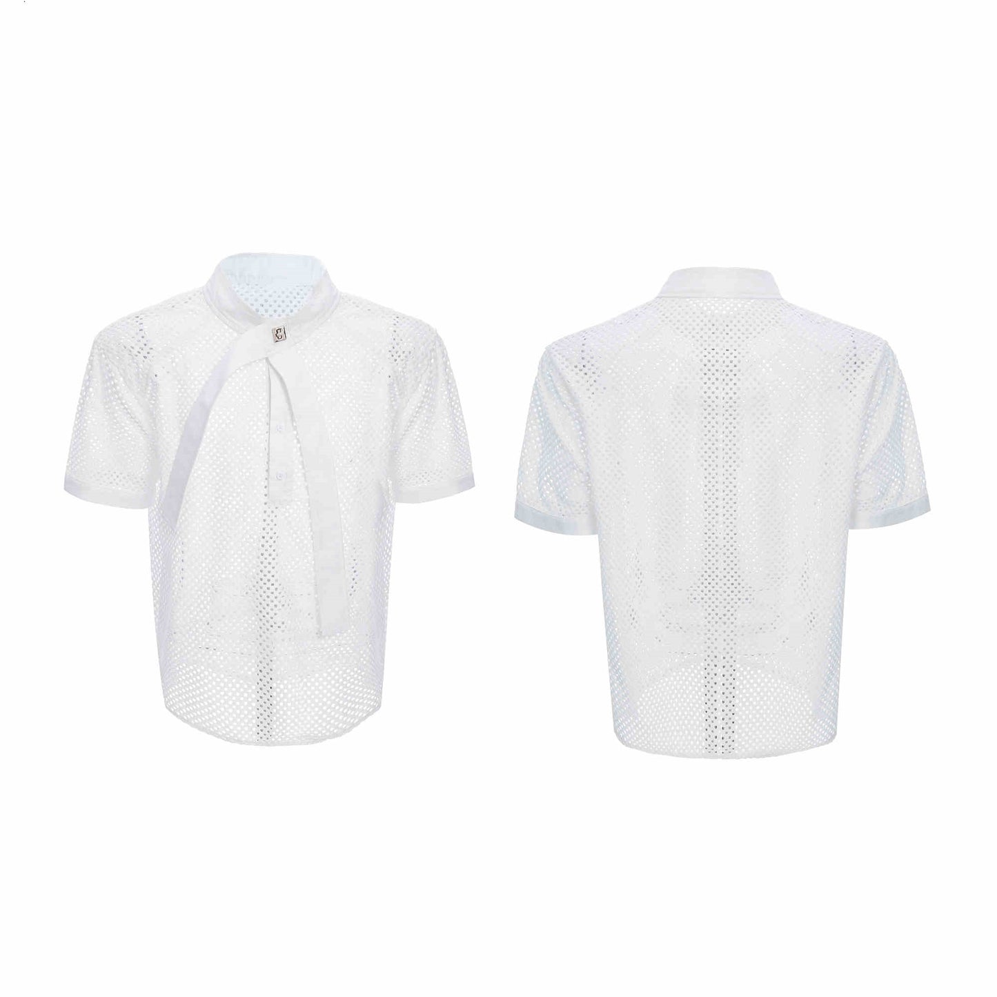 Tie Stitching Simple Advanced Loose Cold Men's T-shirt