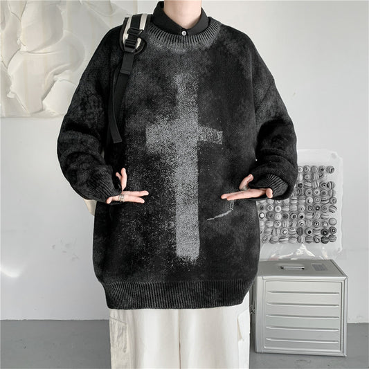 Round Neck Fashion Lazy Style High-quality Sweater