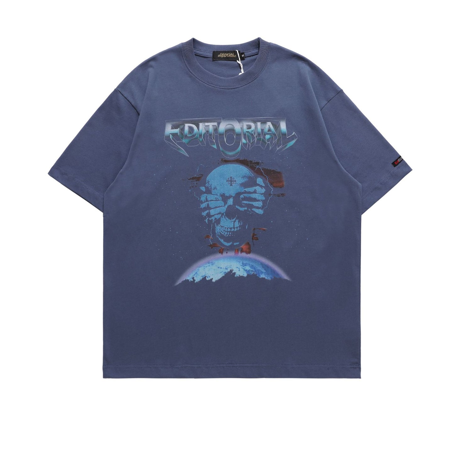 Loose Street Style Dark Rock Series All-match Short Sleeve