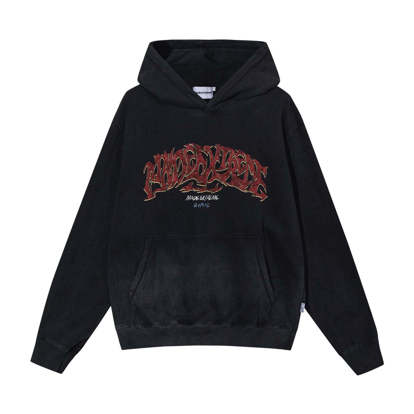 400g Street Washed And Worn Printed Sweater