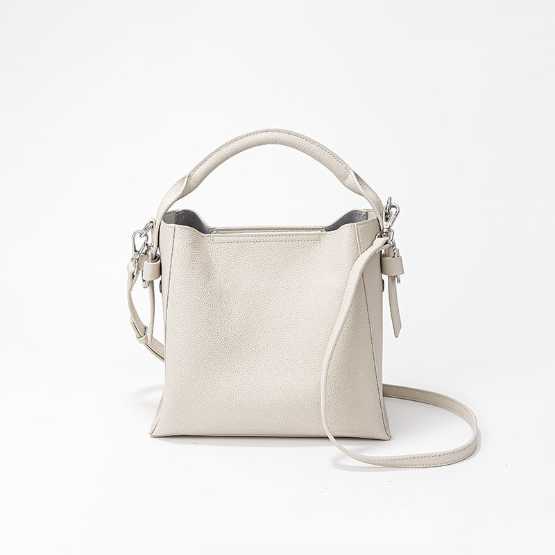 Fashion Top Layer Cowhide Bucket Bag
