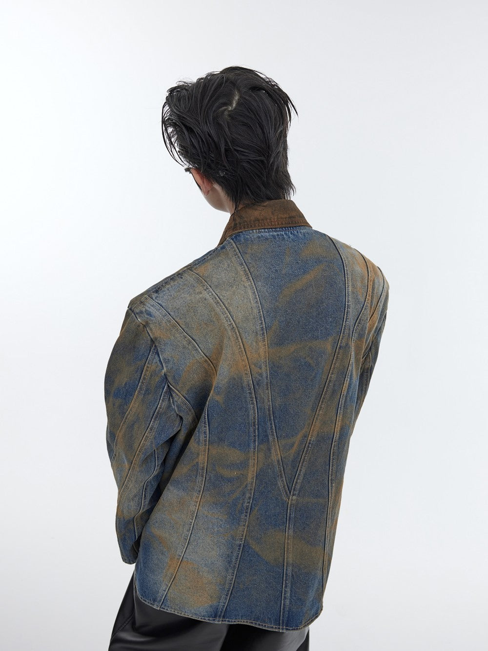 Denim Suit Jacket Trendy And High-end