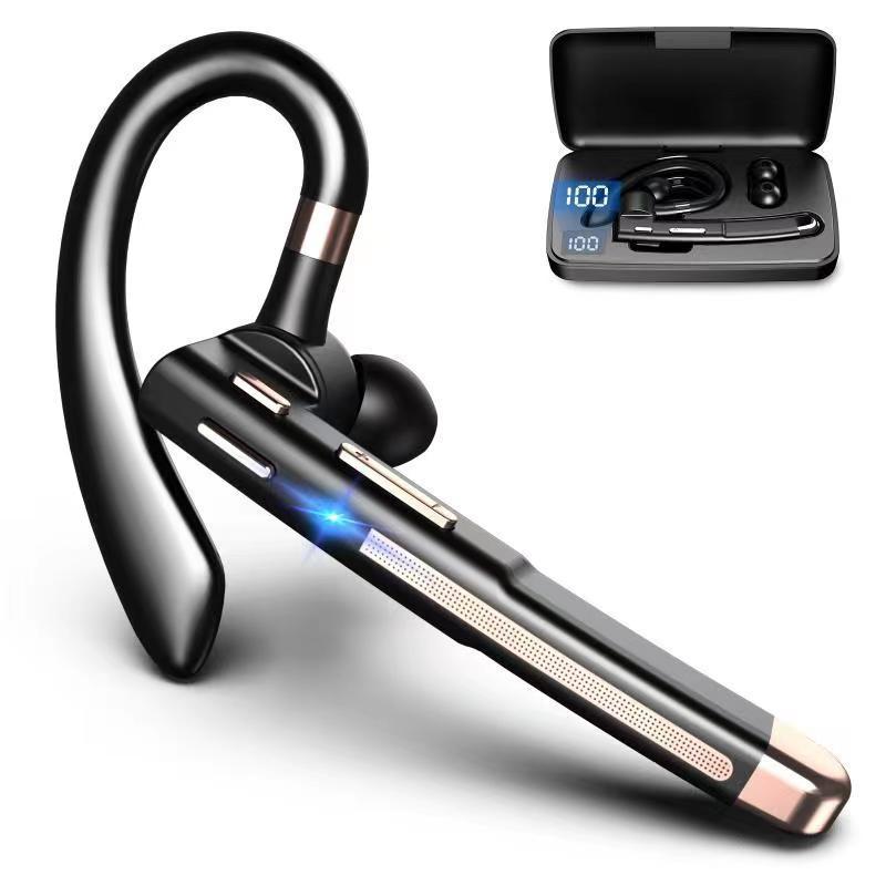 Bluetooth Wireless Earphone 5.1 Noise Reduction Sport Waterproof Digital Display Business Headset