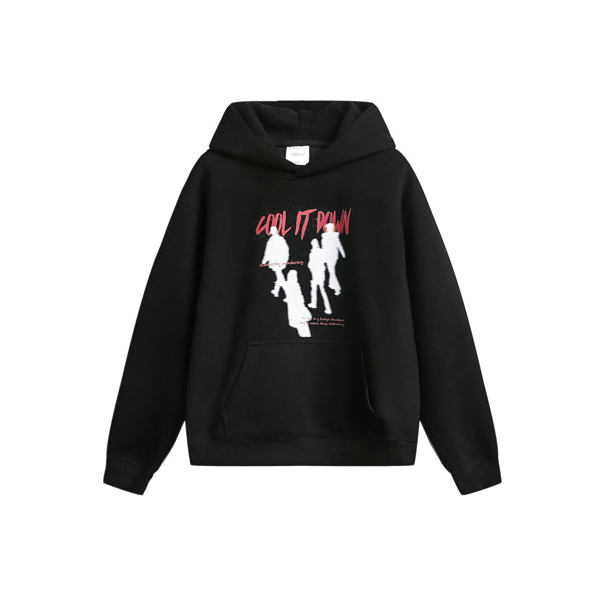 Autumn New Character Hooded Sweater Men's Loose Top