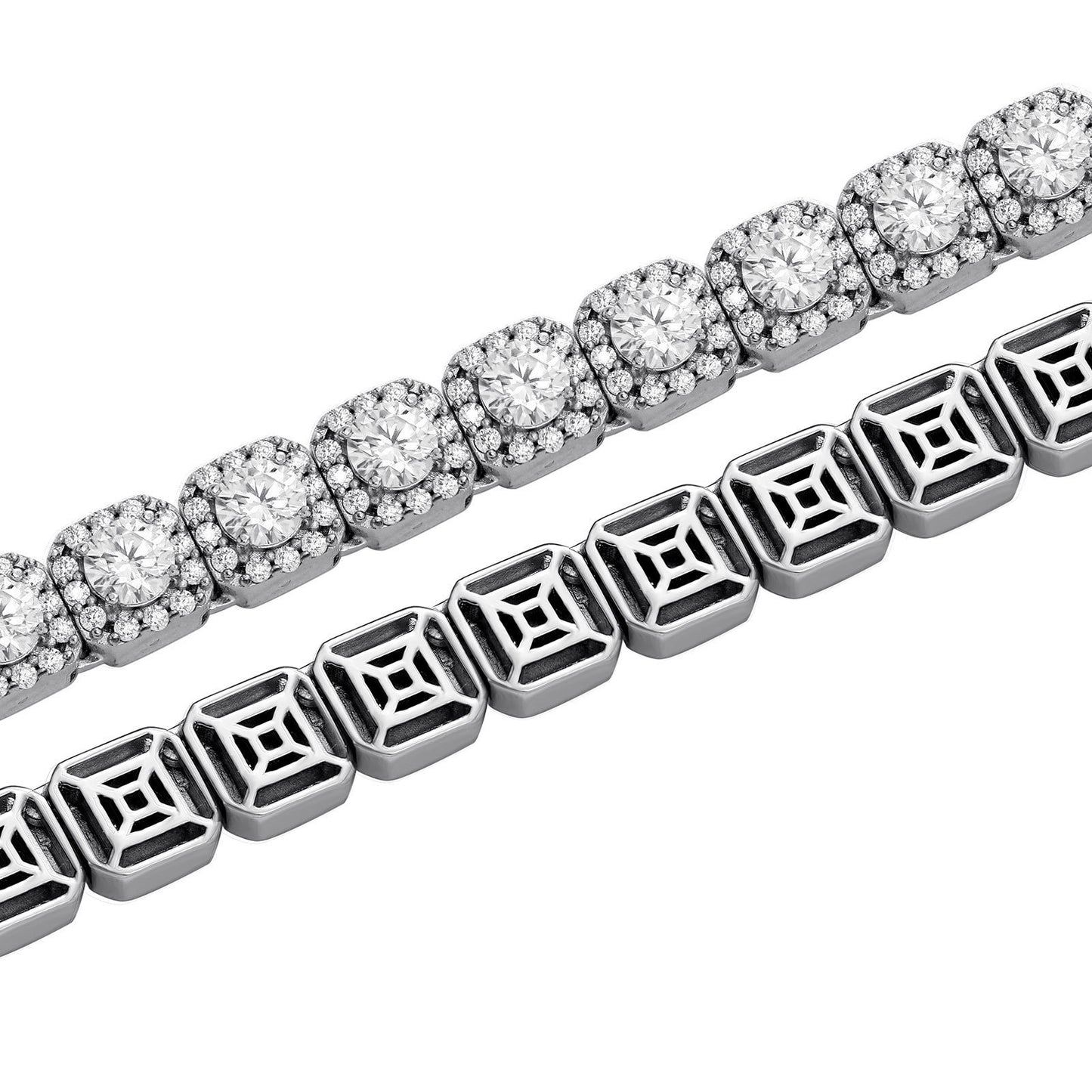 Hip Hop Necklace Silver Candy