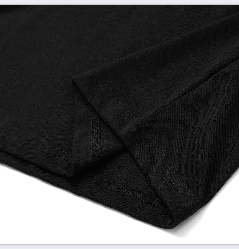 Drop Shoulder Sunset Print Short Sleeve Men