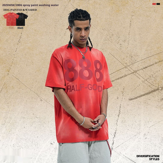 Digital Printing Short-sleeved T-shirt