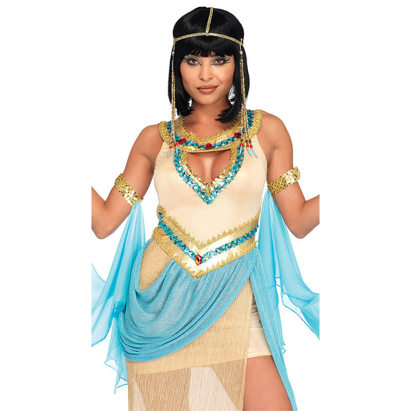 Halloween Lady Sexy Arab Costume Cleopatra Stage Performance