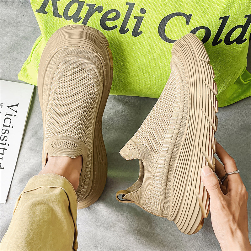 Thin Mesh Breathable One Pedal Fly Woven Mesh Shoes