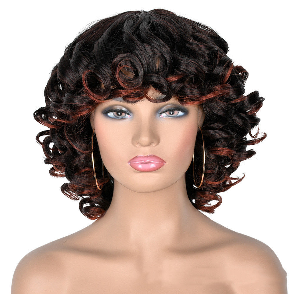 Gradient Roman Volume Full Head Cover Wig