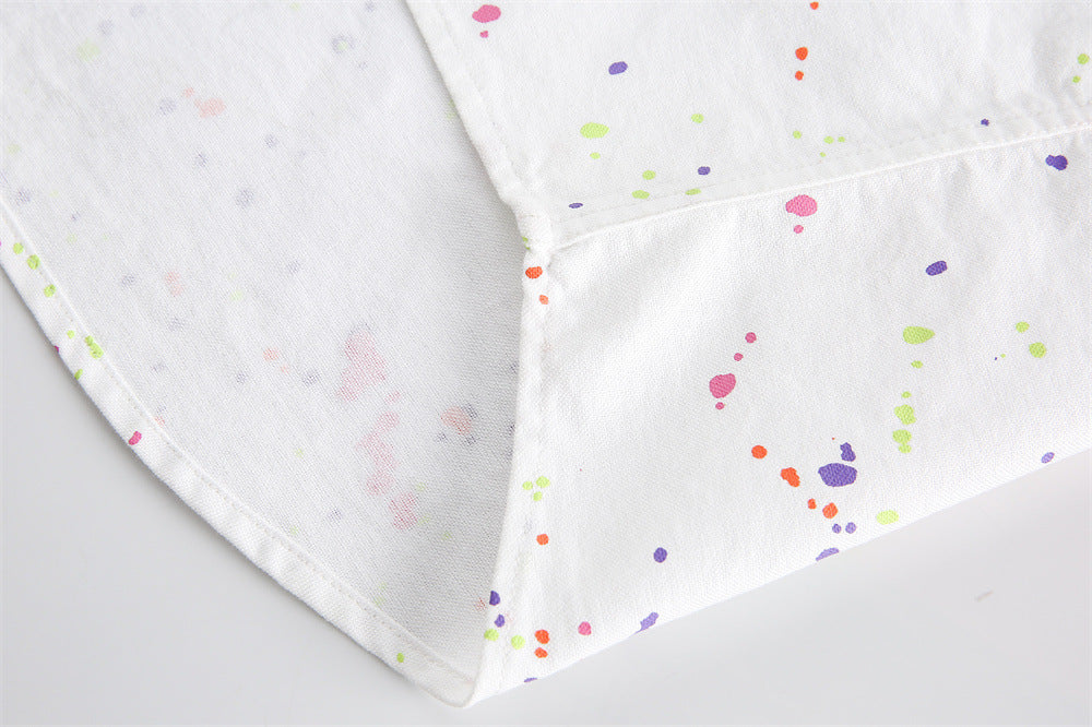 Splash-ink Short-sleeved Shirt For Men And Women