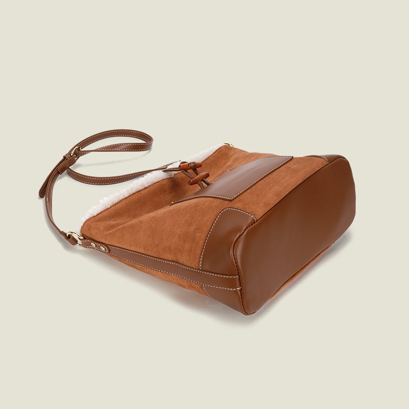 Sac seau épissé grande capacité, fourre-tout à une épaule