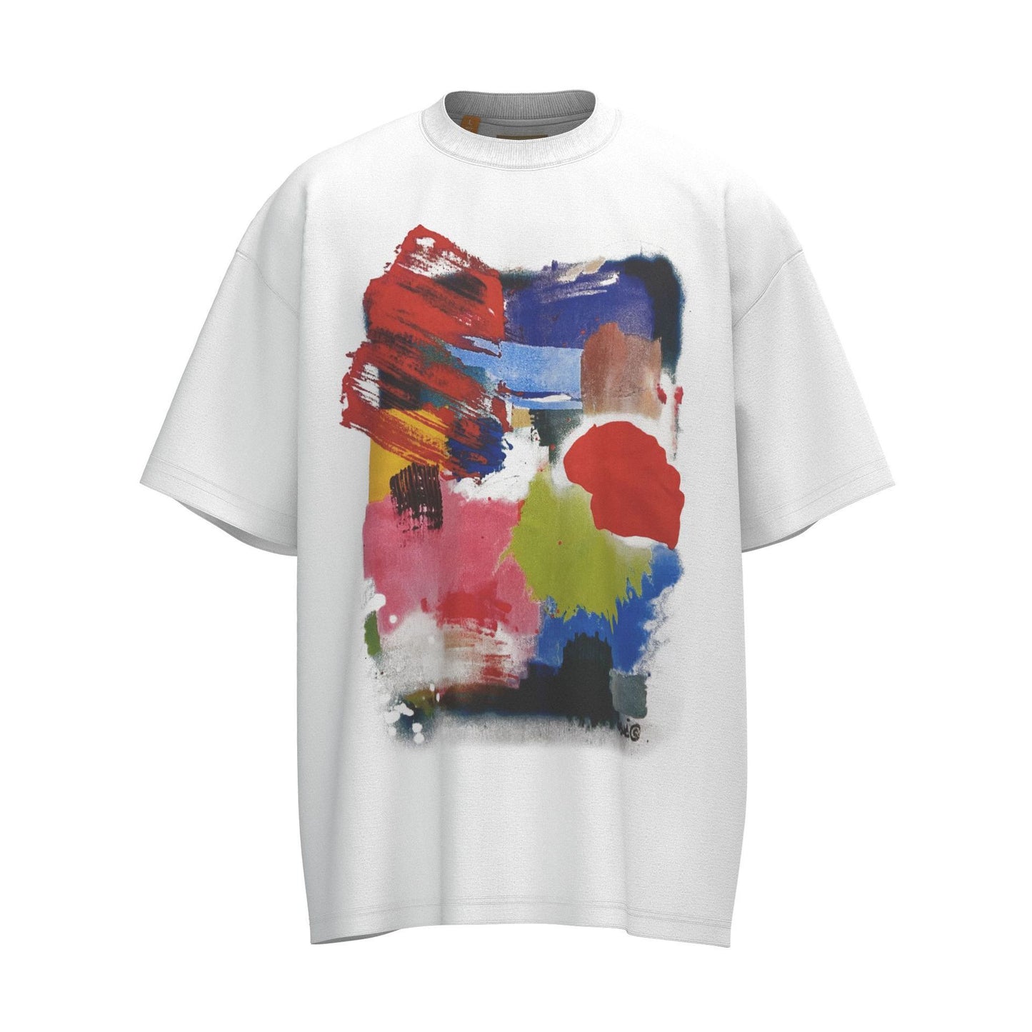 Graffiti Printing Cotton Short-sleeved Casual Trendy T-shirt