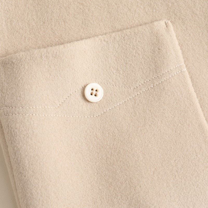 Style Traditional Mother's Woolen Coat For Women