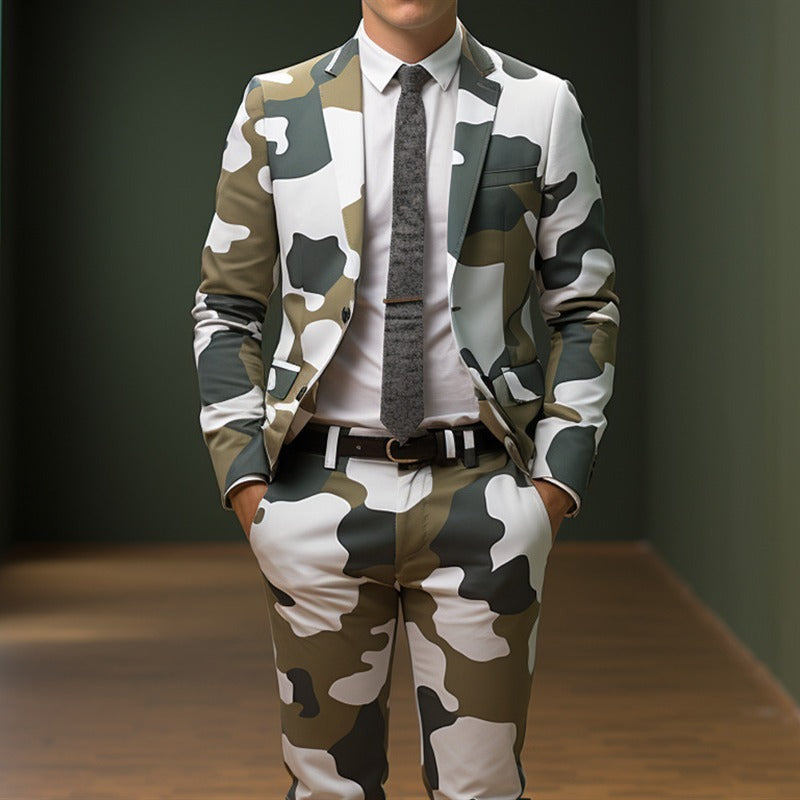 Men's Digital Printing Suit Cos Party