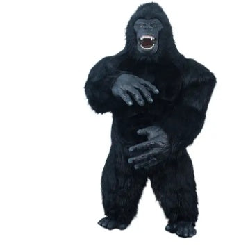 Gorilla King Kong Inflatable Costume Cartoon Figure Costume Long Hair