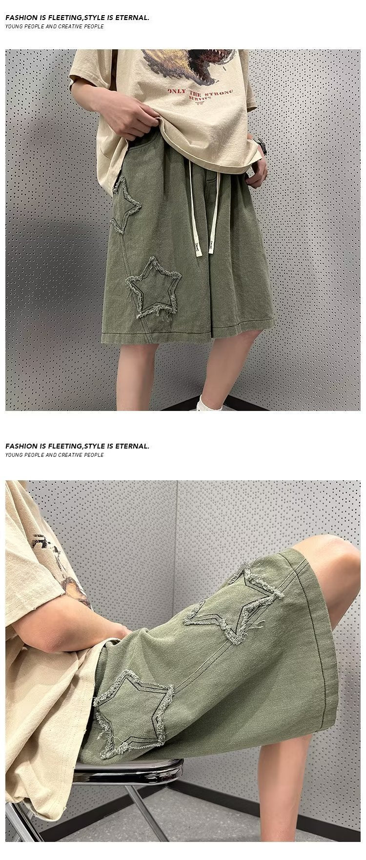 Handsome Fried Street Casual Heavy Shorts