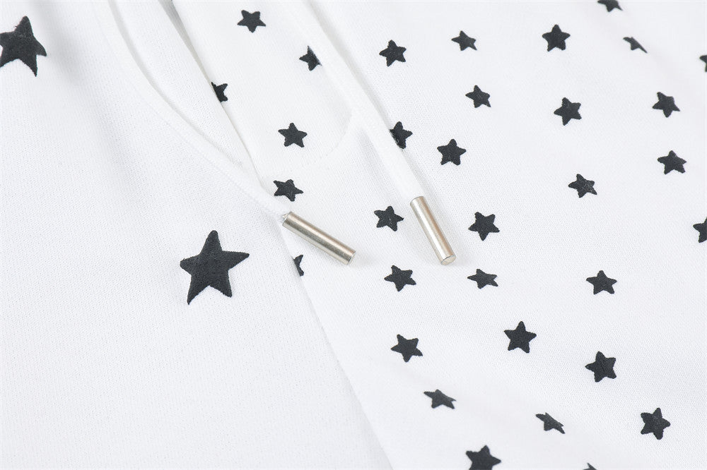 Five-pointed Star Full Print Casual Shorts