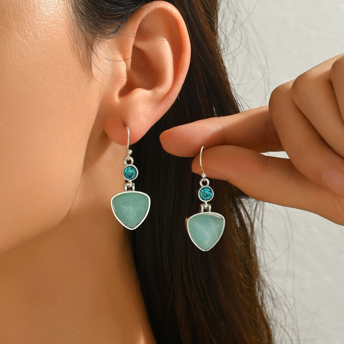 Boucles d'oreilles rétro tendance et créatives pour femmes