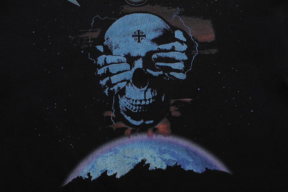 Loose Street Style Dark Rock Series All-match Short Sleeve