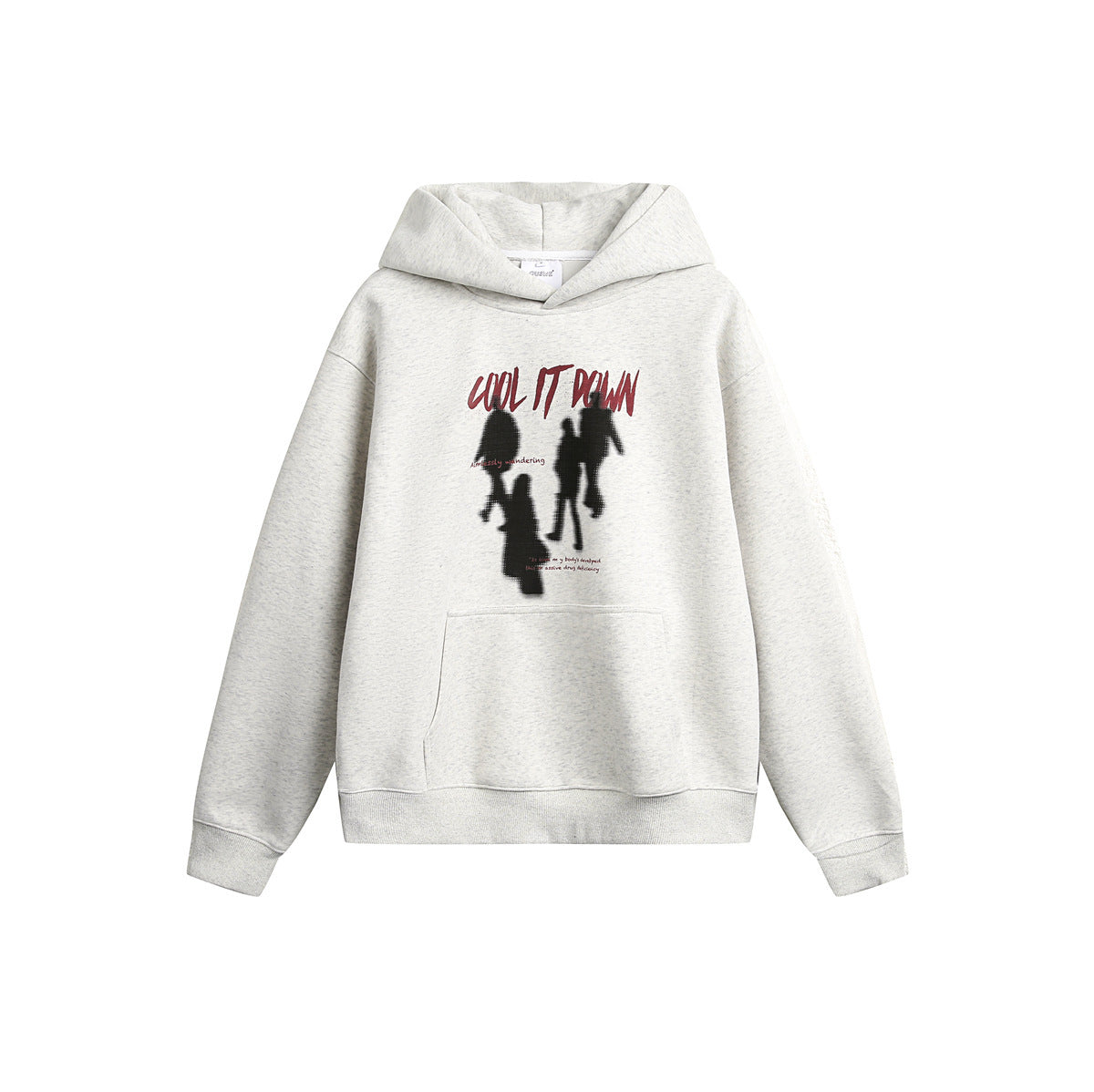 Autumn New Character Hooded Sweater Men's Loose Top