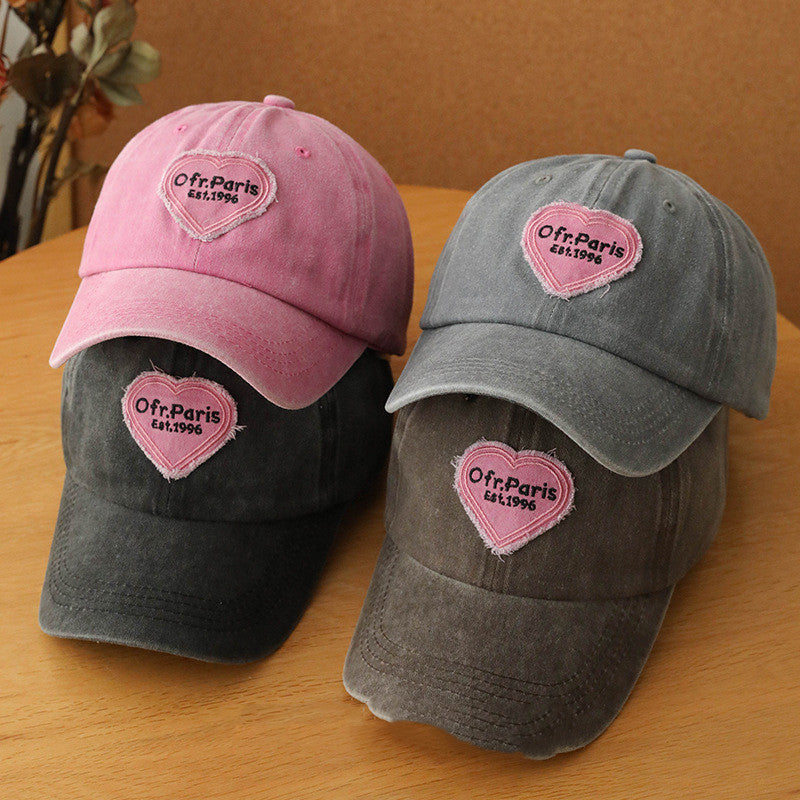 Men's And Women's Fashion Retro Love Baseball Hat