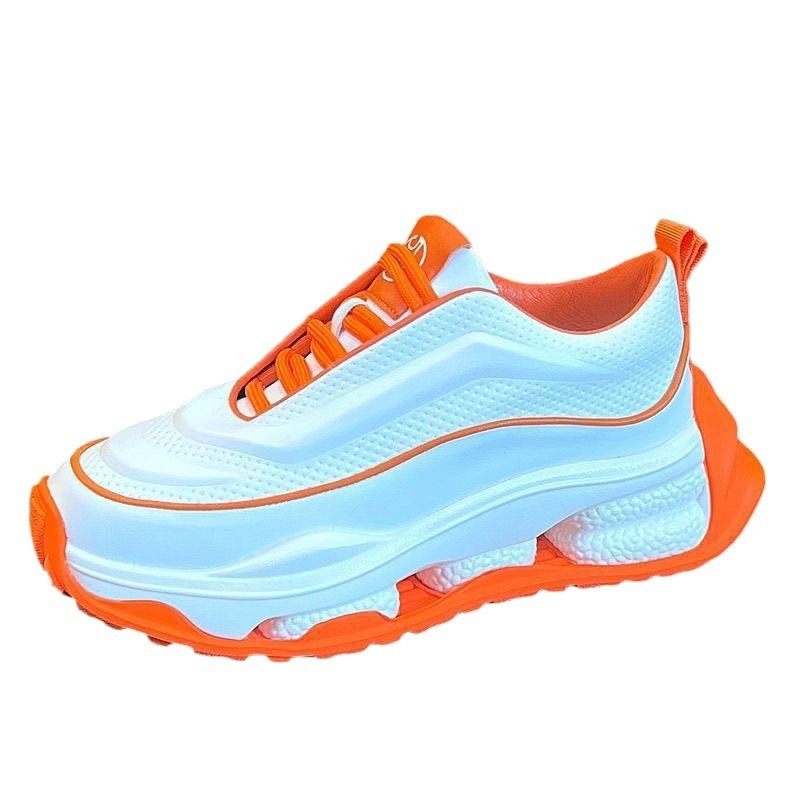 Chaussures de sport décontractées en cuir respirant