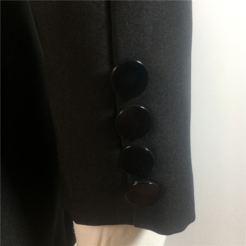 The New Fashionable Cut-out Waistless Design Slim Jacket