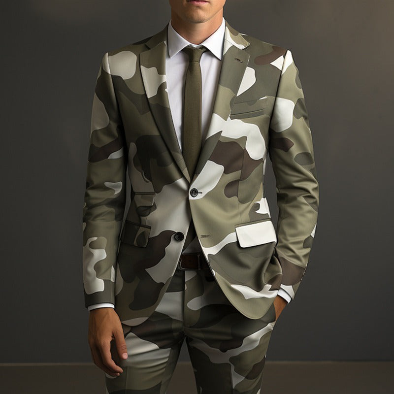 Men's Digital Printing Suit Cos Party