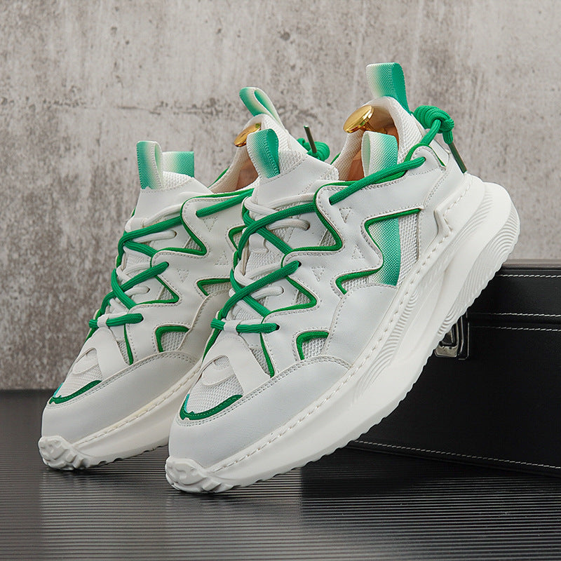 Chaussures de sport décontractées blanches de petite taille