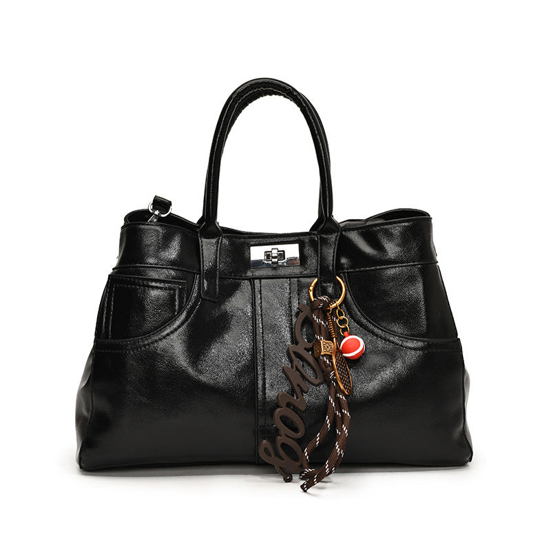 Retro Women's Large-capacity Shoulder Messenger Bag