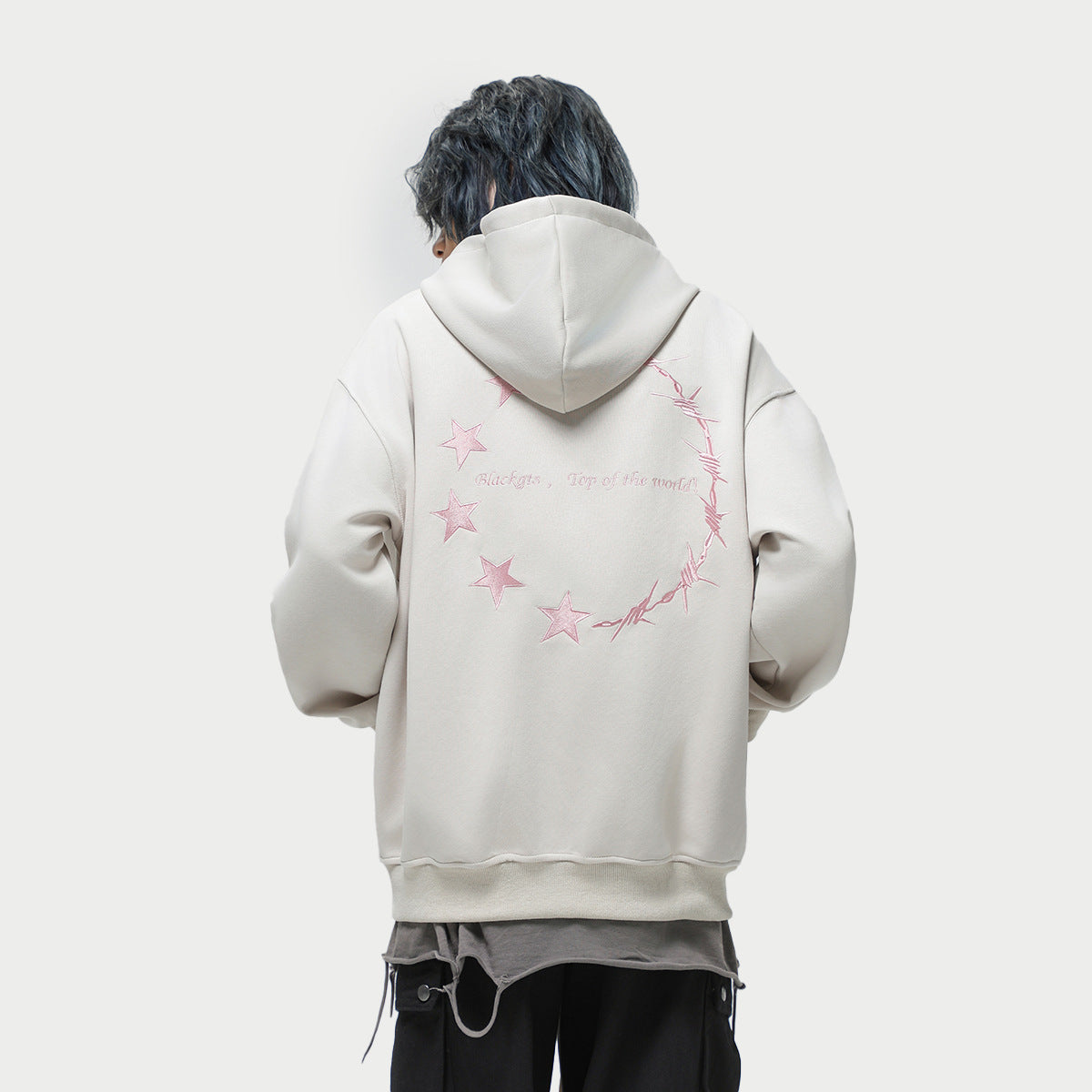 Loose And Hooded Cardigan Sweater