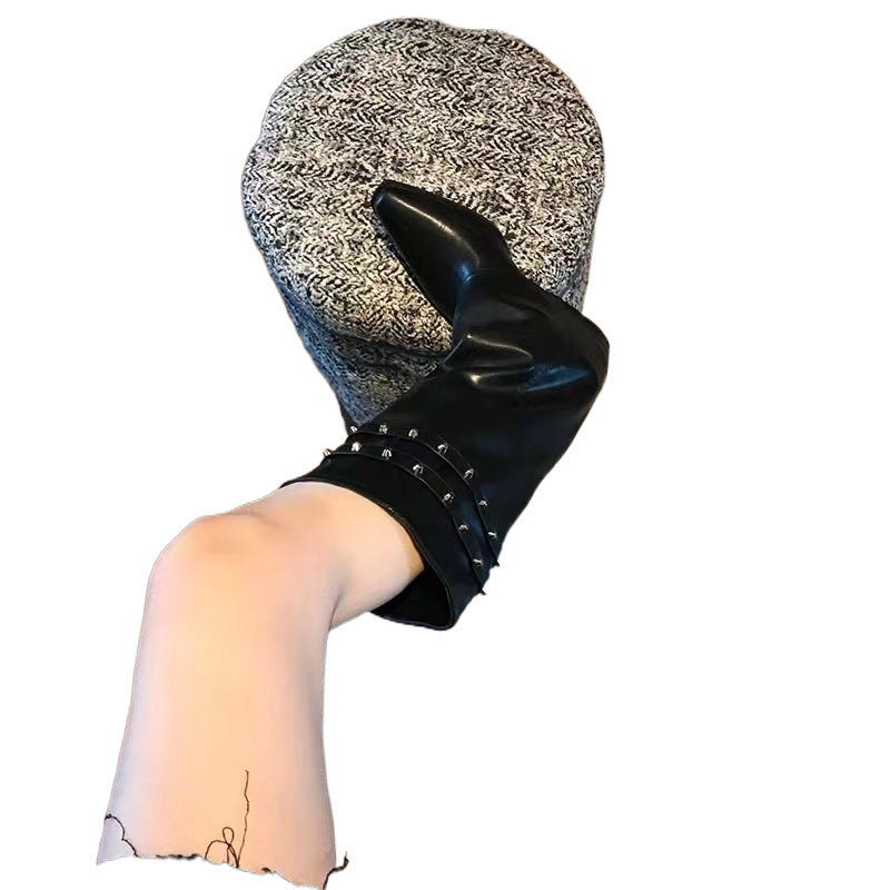 Botte de cowboy western rétro à bout pointu