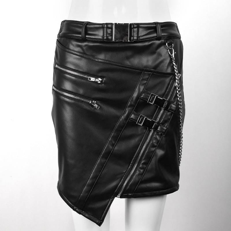 Women's Slim Slim Zippered Skirt