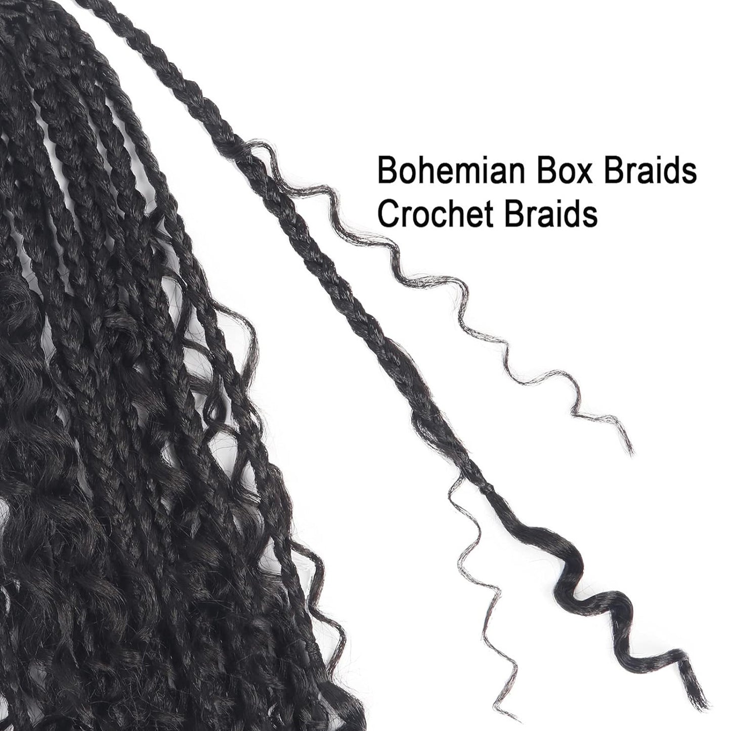 Three-strand African Braid Crochet Hair