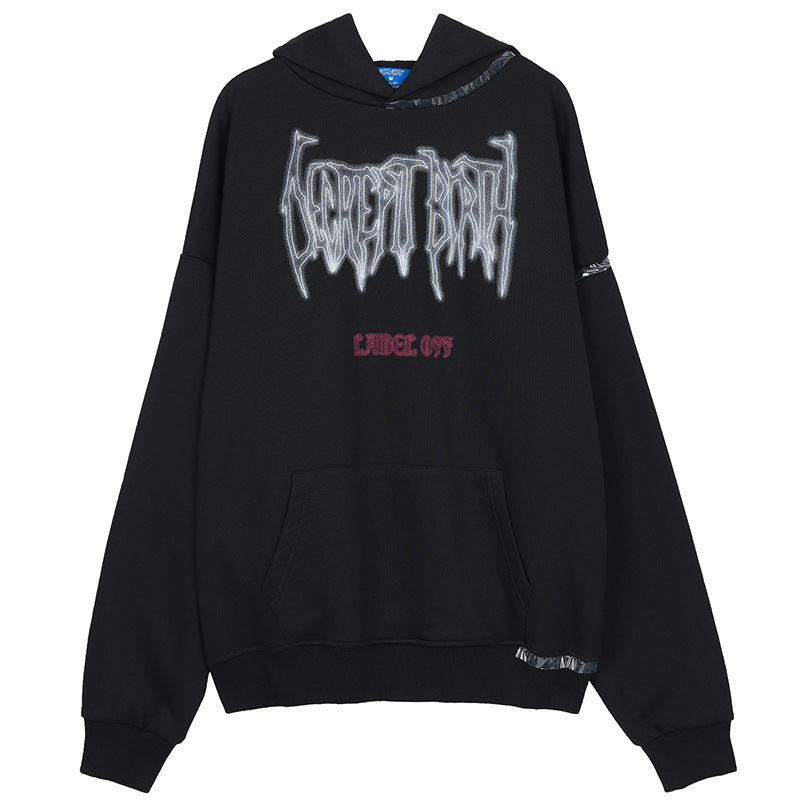 Street Hip-hop Hoodie Personality Loose Hooded Sweater