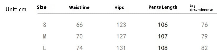 Pantaloni casual larghi e dimagranti spessi