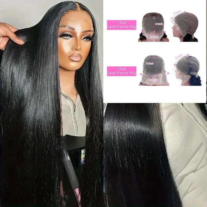 44 46 Long Inch 13x4 HD Lace Front Wig