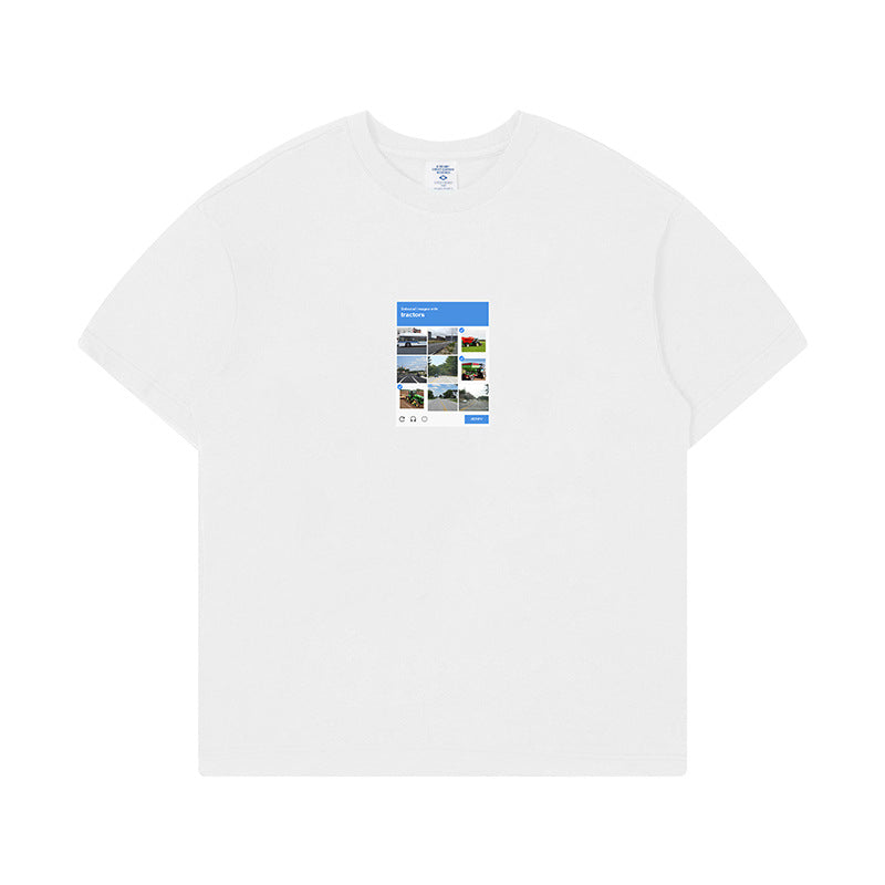 Fashion Personality Short-sleeved Shirt For Men