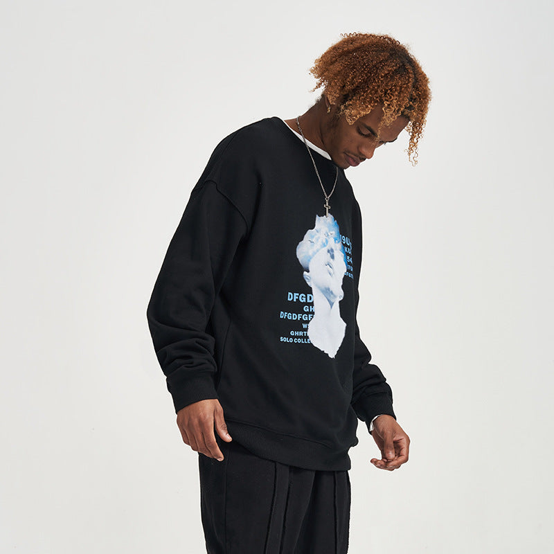 Fashion Personality New Men's Round Neck Sweater