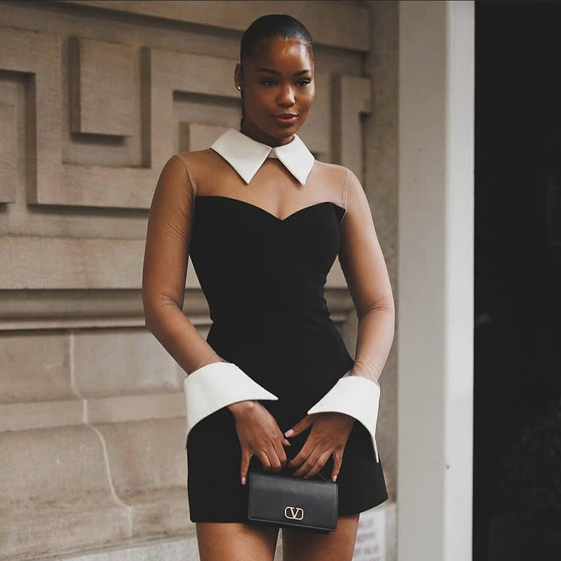 Nouvelle robe fourreau ajustée à la mode