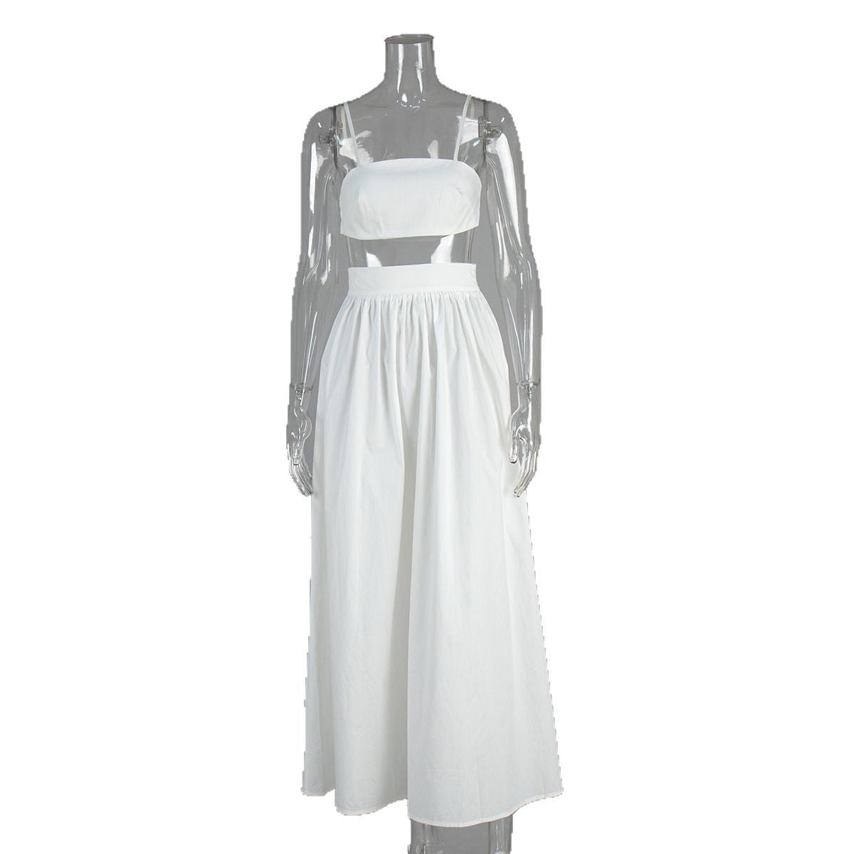 Cotton Suspender Underwear Skirt Suit