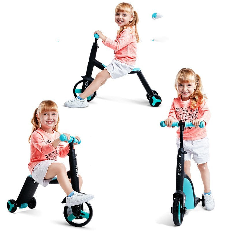 Les trottinettes pour enfants glissent en équilibre