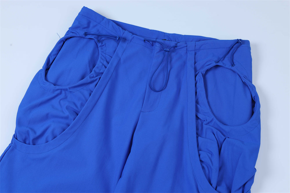 Salopette de parachutiste américaine pour homme avec poches plissées