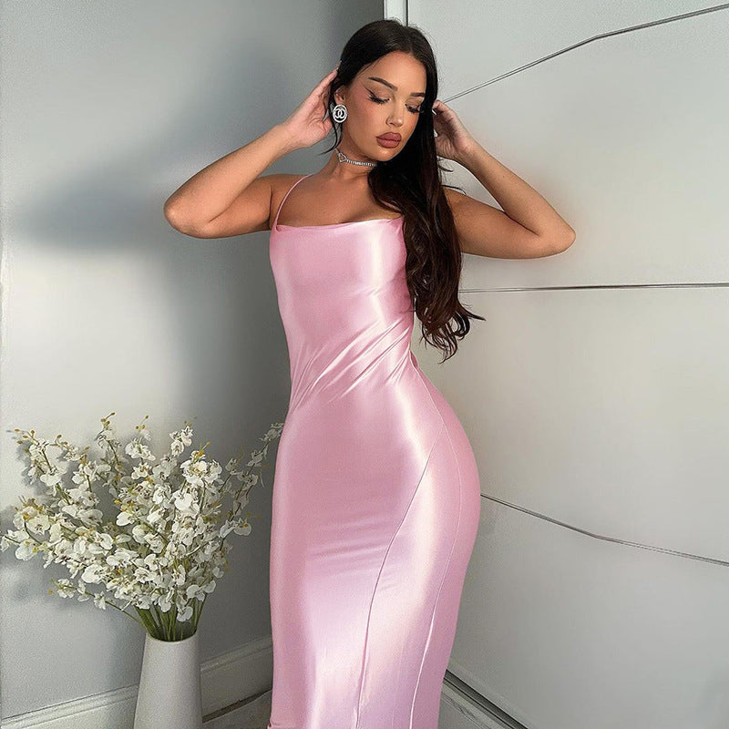 Robe de couleur unie
