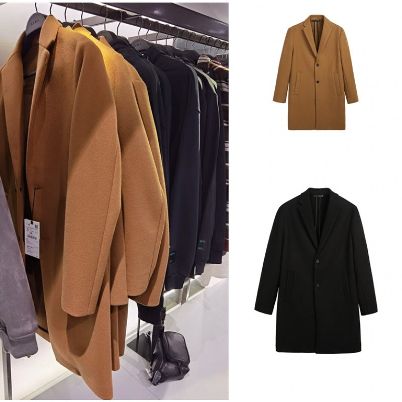 Veste manteau en laine confortable