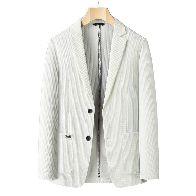 Young And Middle-aged Seamless Lightweight Breathable Casual Suit Top